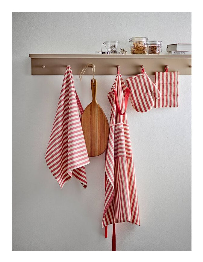 Södahl Geschirrtuch Harmony – 60 × 90 cm, Weiss, Recycelte Baumwolle, GRS, OEKO-TEX