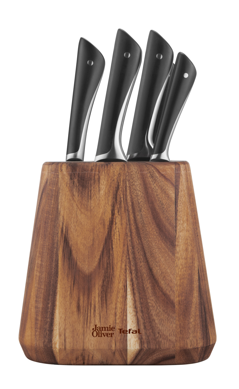 Tefal Jamie Oliver Messerblock – 6-teilig – Holz – Braun