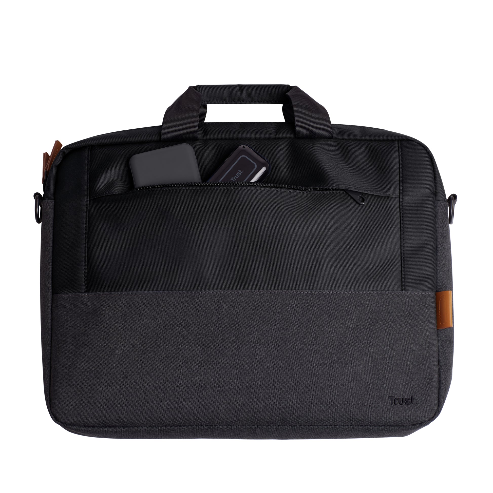 Trust Lisboa Notebook-Tasche für Notebooks bis 16" – wasserdicht, schockresistent – Schwarz