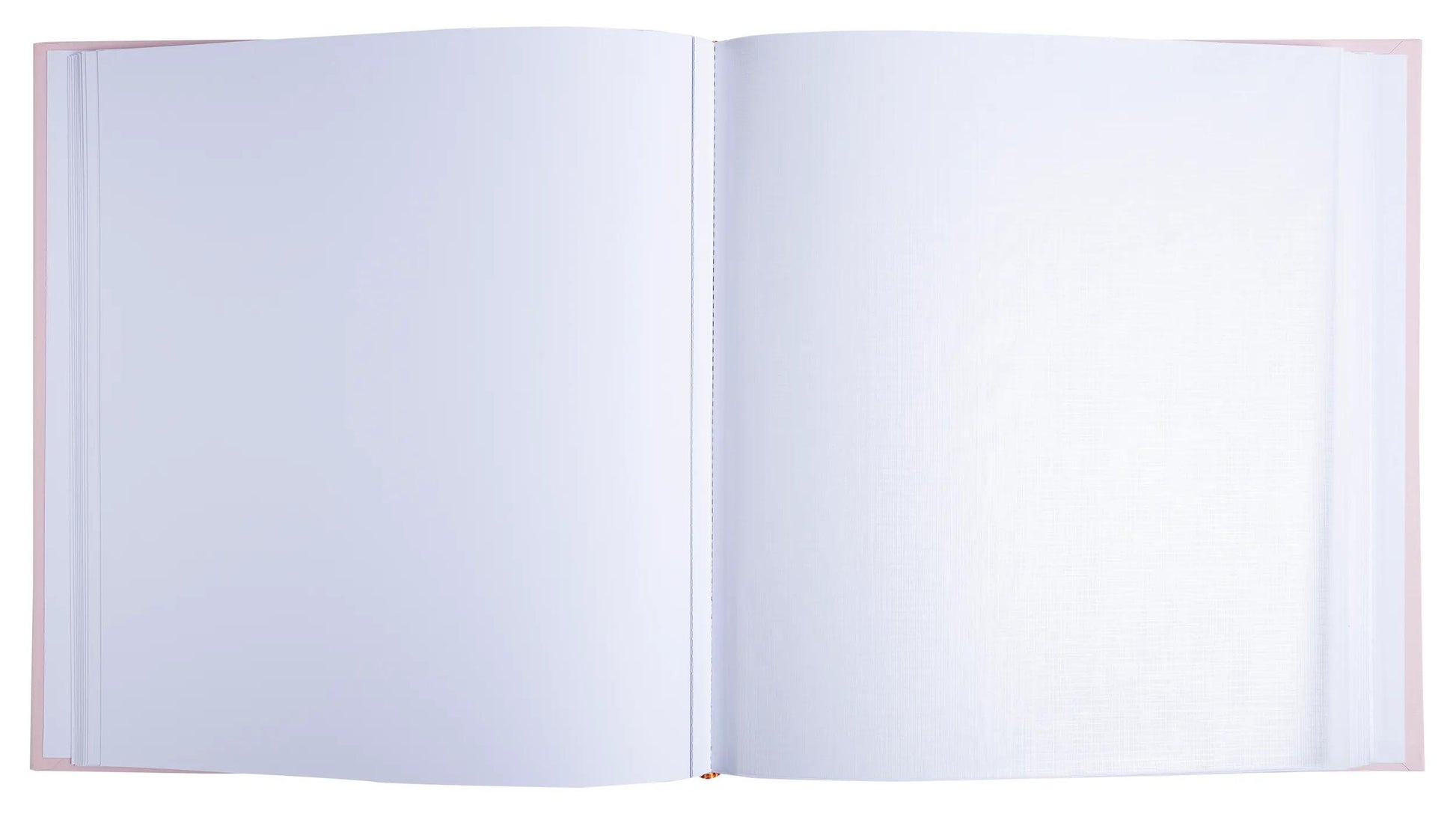 Exacompta Ellipse – Fotobuch, gebunden, 60 Seiten, weiss, 29 × 32 cm, Karton, rosa, mit Pergamin