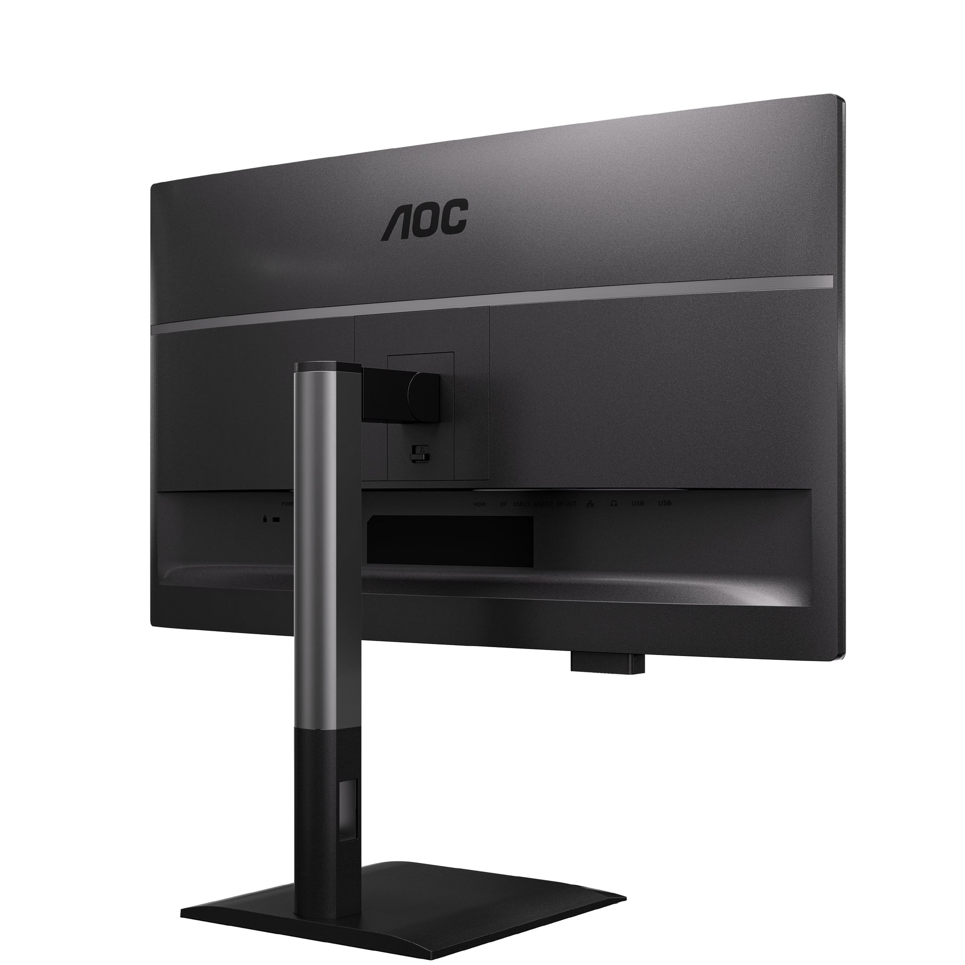AOC Q27P4CV – Monitor, 27", 2560 × 1440 (WQHD), IPS, 120 Hz, USB-C, KVM, Lautsprecher, VESA 100 × 100, Schwarz