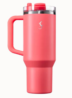 Lurch Big Cup Thermobecher 1,2 l – doppelwandig 8 h heiss/12 h kalt, Kunststoff, Pink