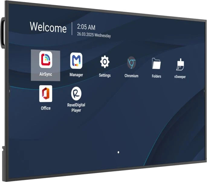 Viewsonic CDE6514-2C – Signage-Display, 65", Ultra HD 4K, 500 cd/m², 24/7, Android