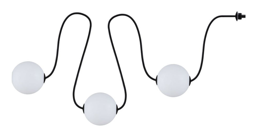 Paulmann Lichterkette – 180 lm, 1,8 W – Warmweiss, 3000 K – IP67 – Solarbetrieb – Schwarz – Kunststoff
