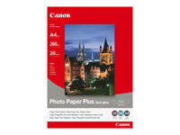 Canon Fotopapier – seidenmatt, A4, 260 g/m², 20 Blatt, einseitig – für Inkjet-Drucker