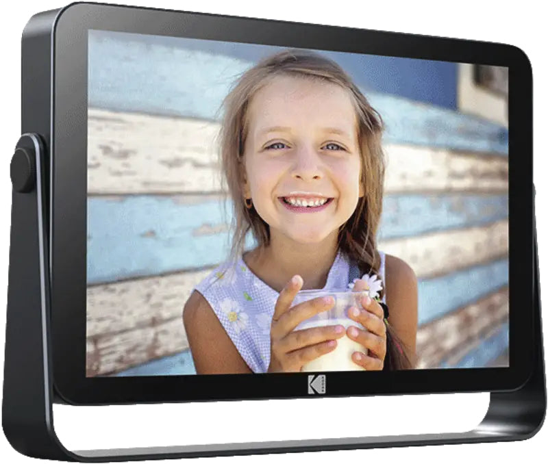 Kodak Digitaler Bilderrahmen RWF-109VGR 10" – 1280 × 800, IPS, Touch, WLAN, 32 GB, Schwarz