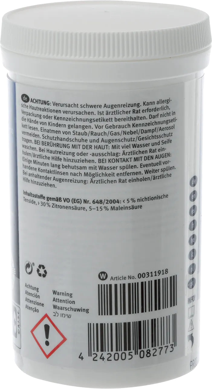 Siemens Schnellentkalker 1 Entkalker (Haushaltsgeräte) für Geschirrspüler – Pulver, Box – 250 g 1 Stk.