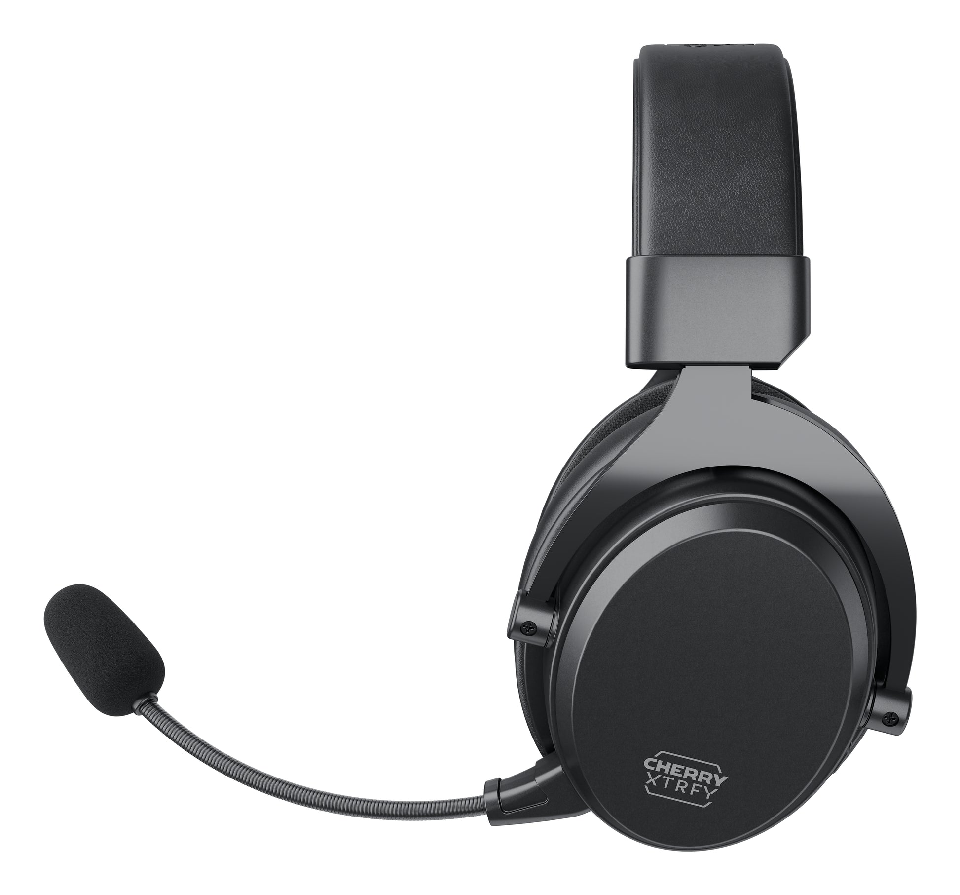CHERRY XTRFY H3 Wireless Gaming-Headset – On-Ear, Stereo, BT, mit USB-A-Dongle, Schwarz