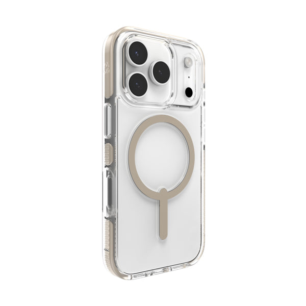 ZAGG Santa Cruz Snap Backcover – für Apple iPhone 17 Pro – Graphen, Titan, Transparent, bis 4 m Sturzsicher