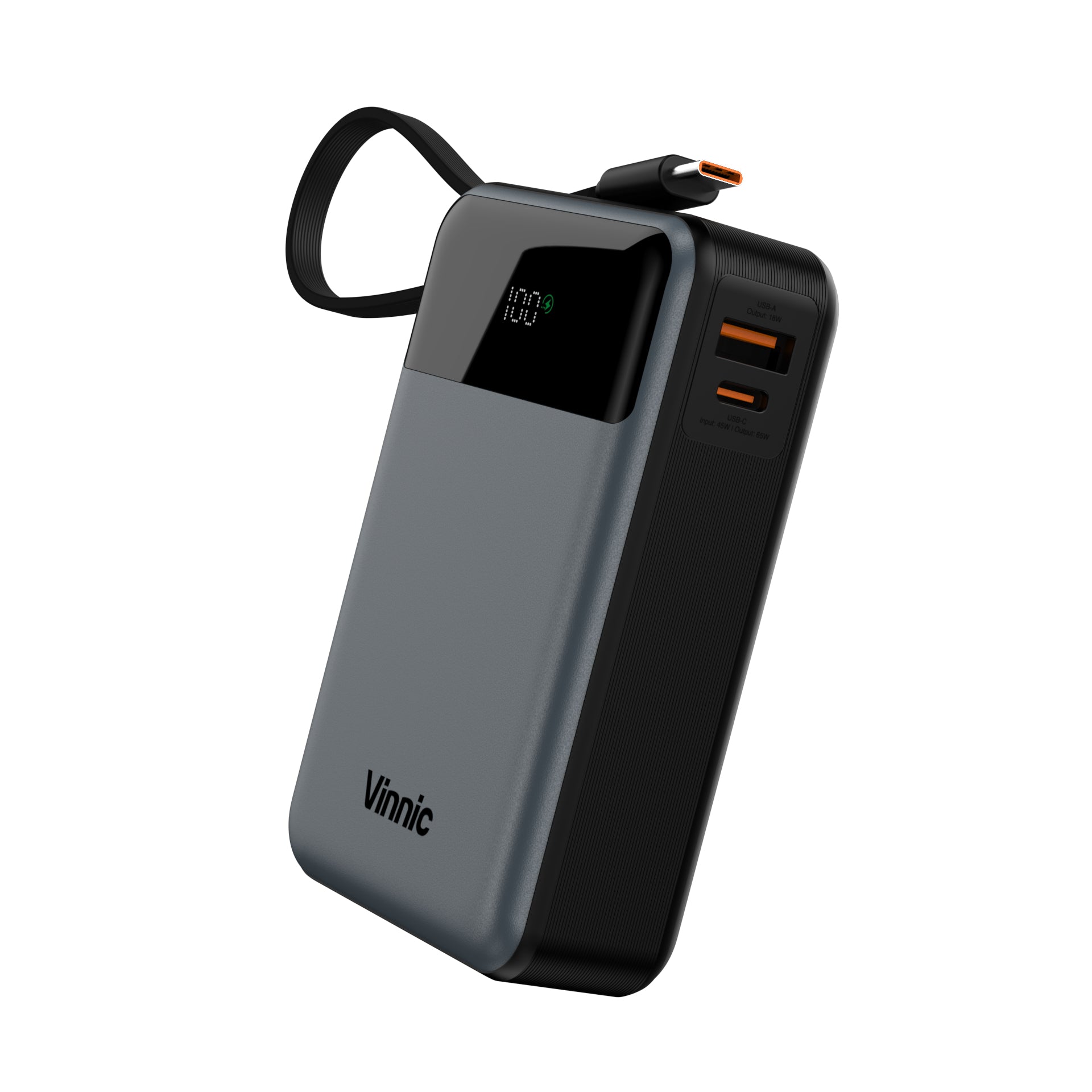 Vinnic Powerbank 20000 mAh, PD 65 W