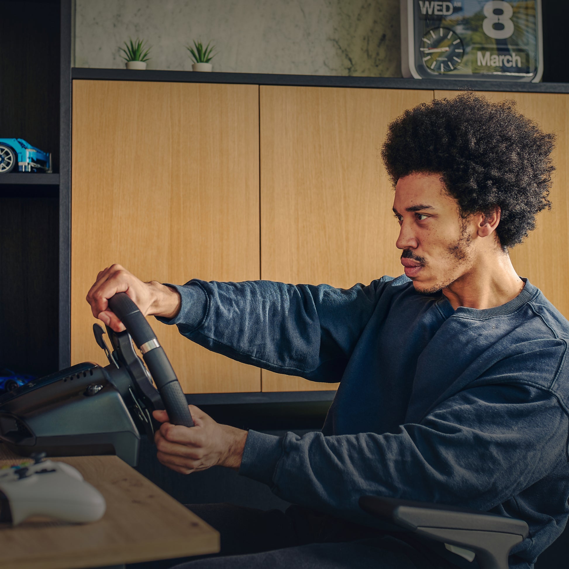 Logitech G G920 Driving Force – Lenkrad + Pedale – Kabelgebunden (USB‑A), Kraft-Rückmeldung, Schwarz