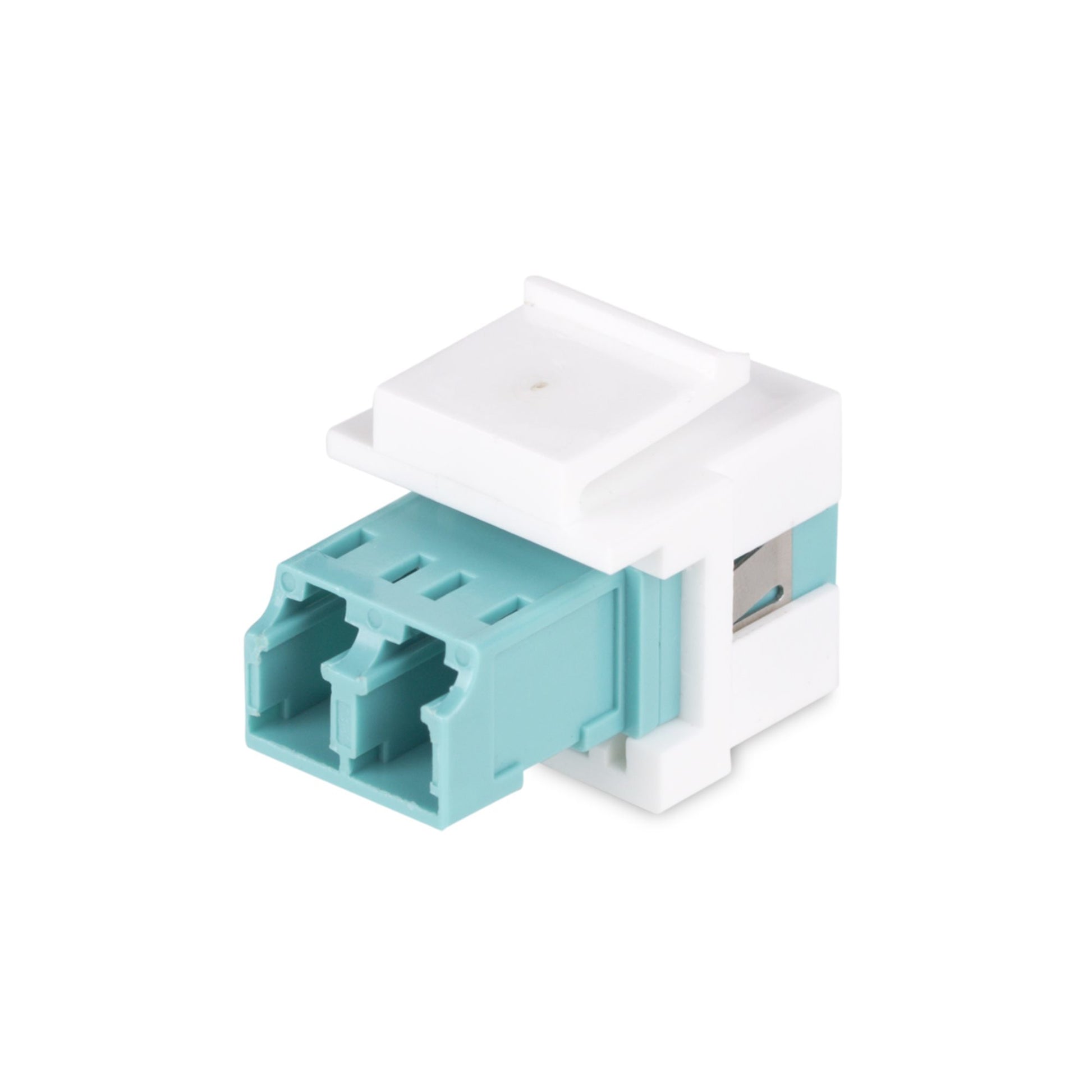 StarTech.com DMFKSLCLCCOUPLER LC Keystone Kupplung LC zu LC – Duplex, Multimode/Singlemode, Weiss