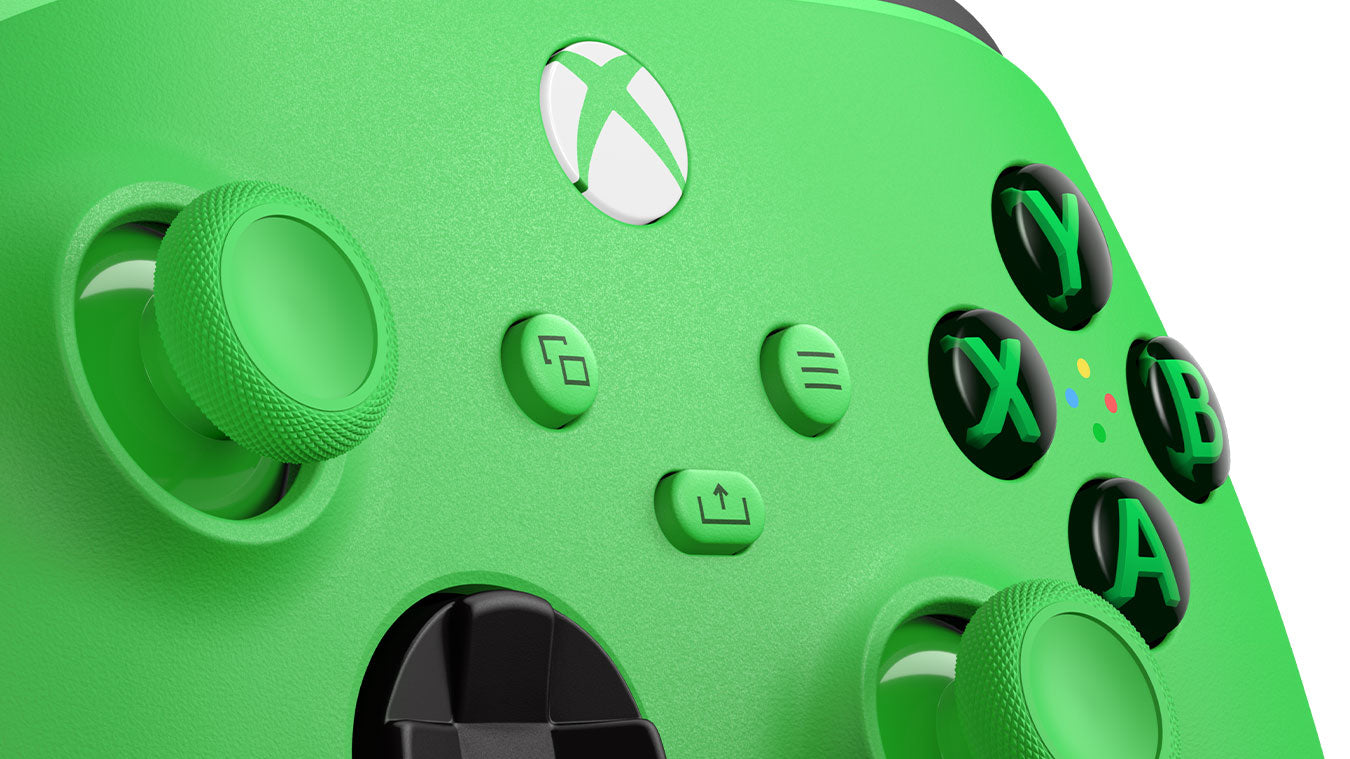 Microsoft Xbox Wireless Controller – Gamepad – Bluetooth, 3,5-mm-Anschluss – für Xbox, PC & Mobilgeräte – Grün