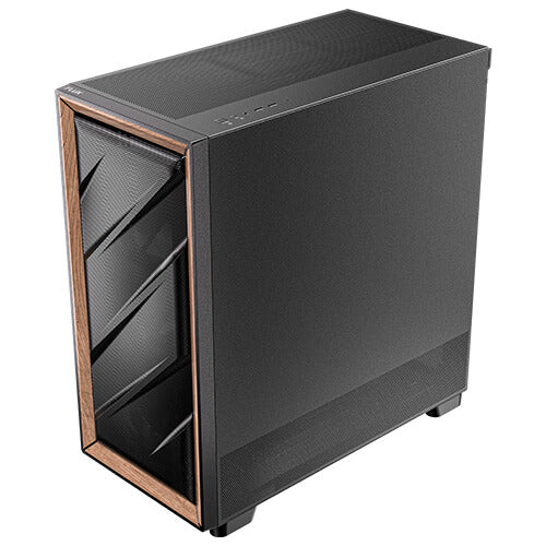 Antec FLUX – PC-Gehäuse – Midi-Tower ATX, Schwarz, Seitenfenster, 5× Lüfter, 360/420 mm Radiatorunterstützung