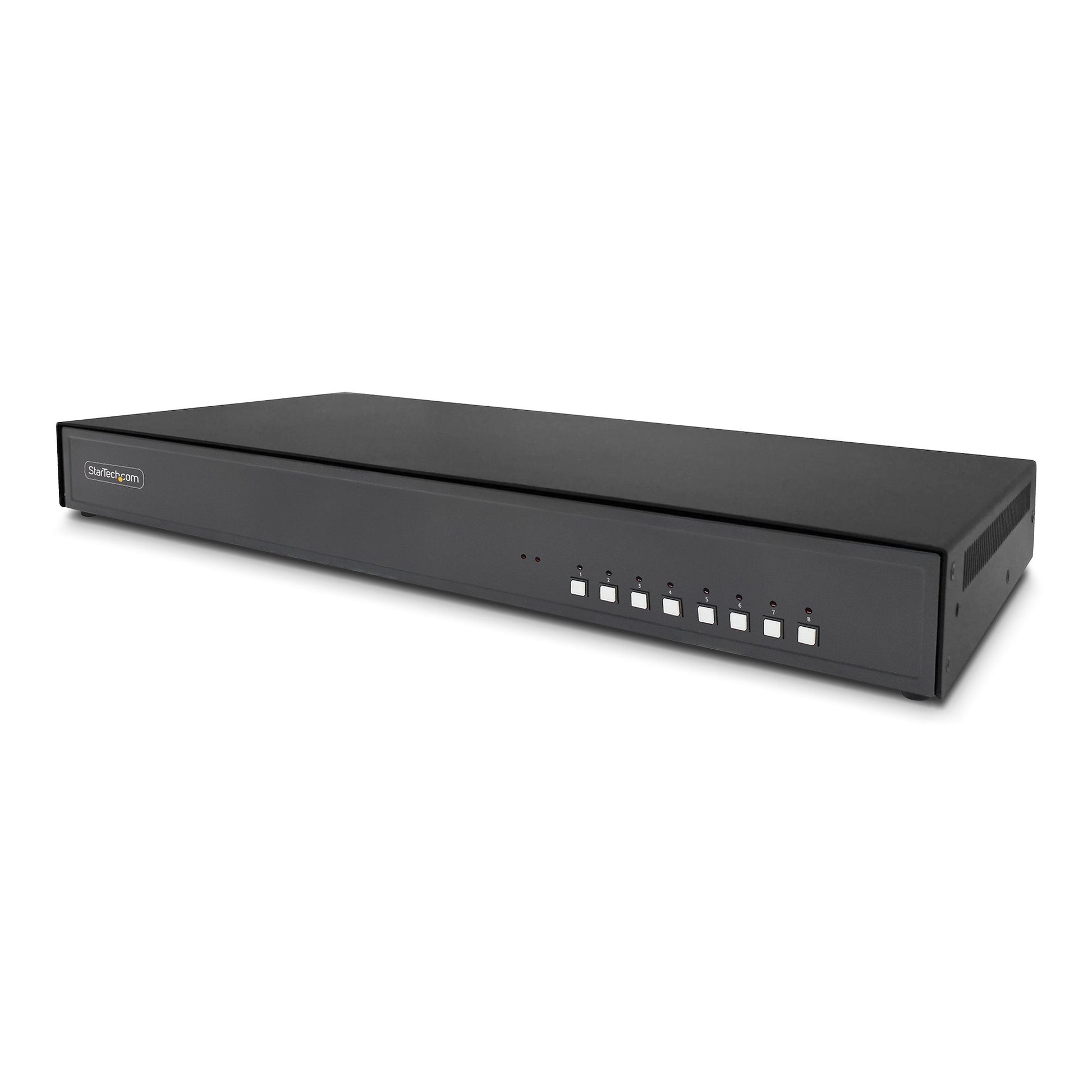 StarTech.com 8-Port DVI-I Secure KVM-Switch – 2560 × 1600/60 Hz, USB 2.0-Hub, Audio, Desktop, NIAP 4.0