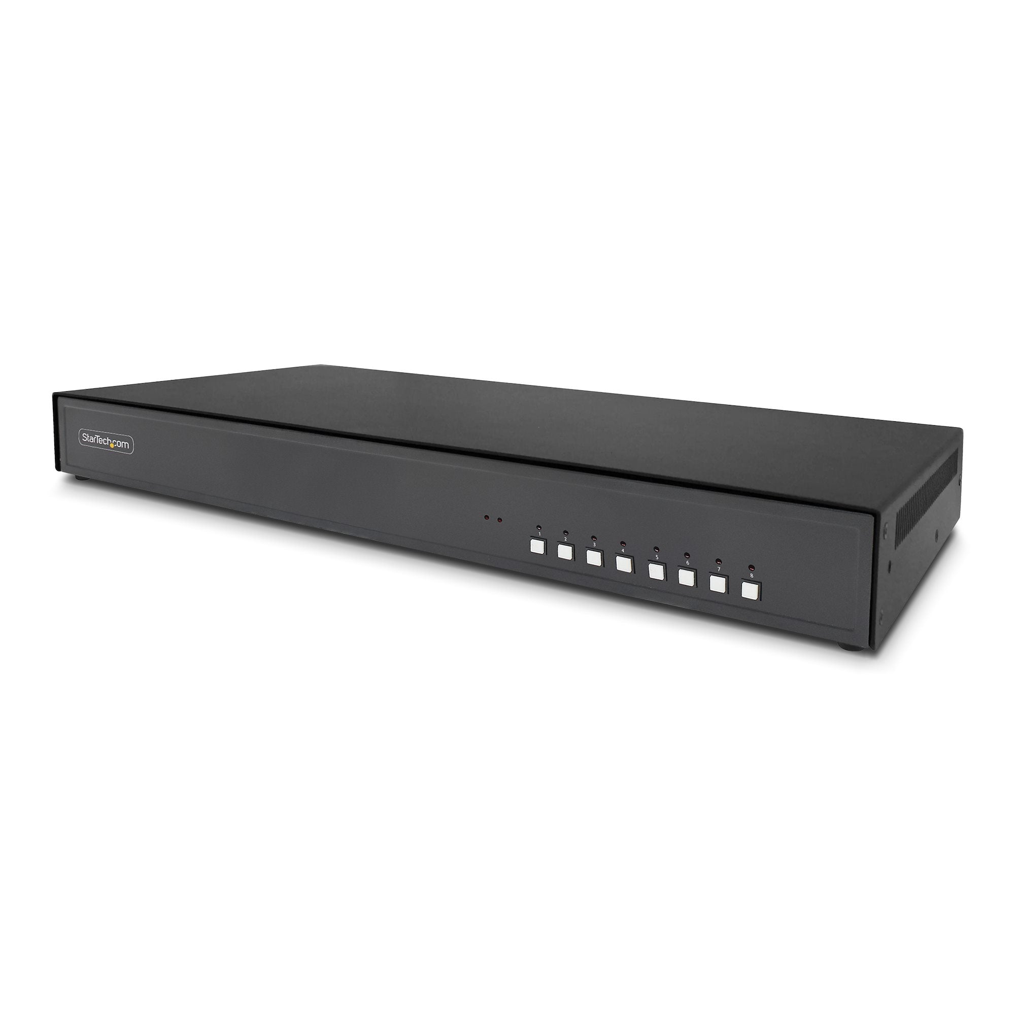 StarTech.com 8-Port DVI-I Secure KVM-Switch – 2560 × 1600/60 Hz, USB 2.0-Hub, Audio, Desktop, NIAP 4.0