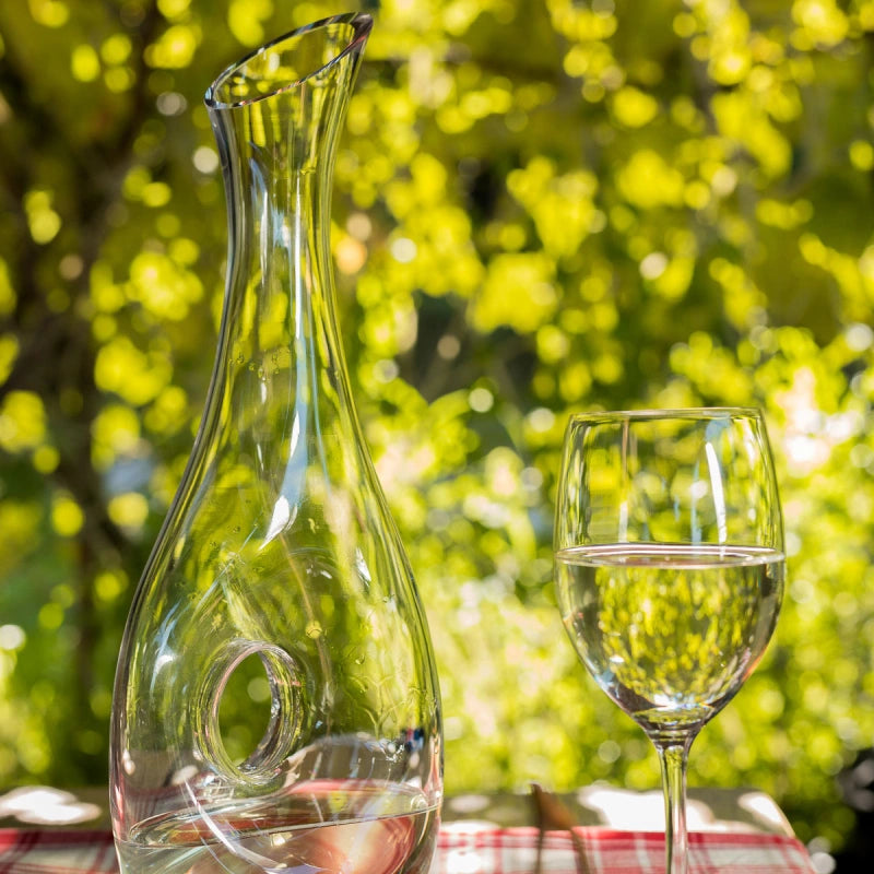 Lunasol Karaffe 593200 – 1,2 l, Ø 15 cm, H 36,5 cm, Glas, Transparent, spülmaschinenfest