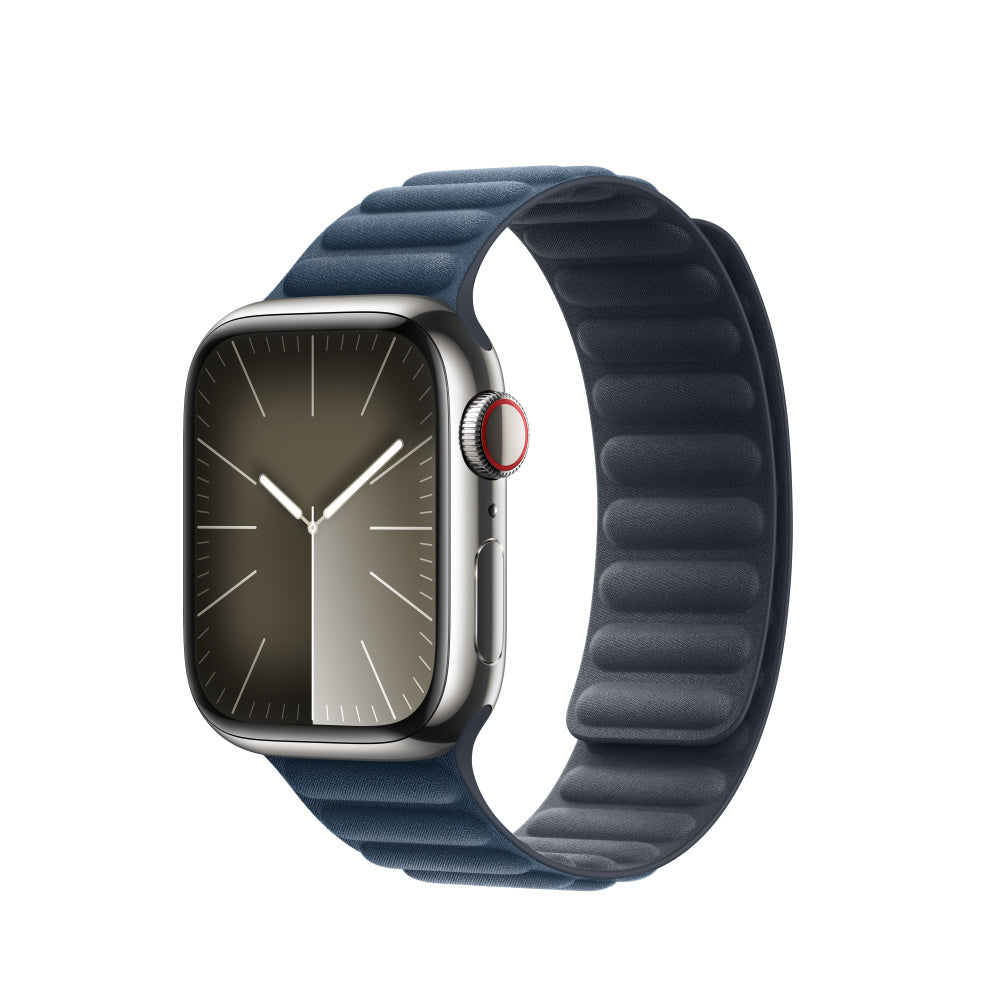 Apple Magnetic Link – Armband – für Apple Watch 41 mm, Pacific Blue, Grösse S/M, Aus recyceltem Material