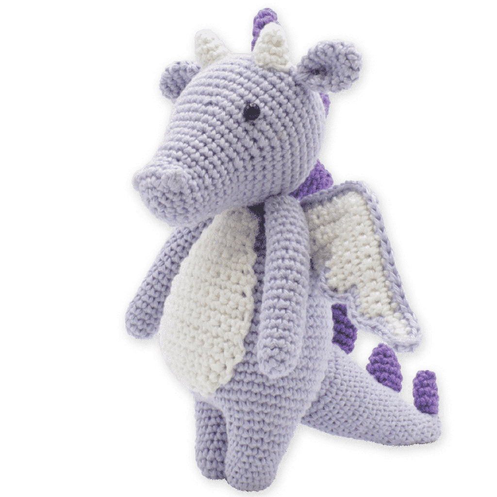 Hardicraft Syl Häkelset Drache – 18 cm, Lila