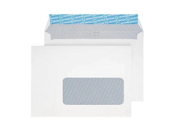 Goessler Couvert C4, mit Fenster, haftklebend, weiss, 120 g/m² – 250 Stk.