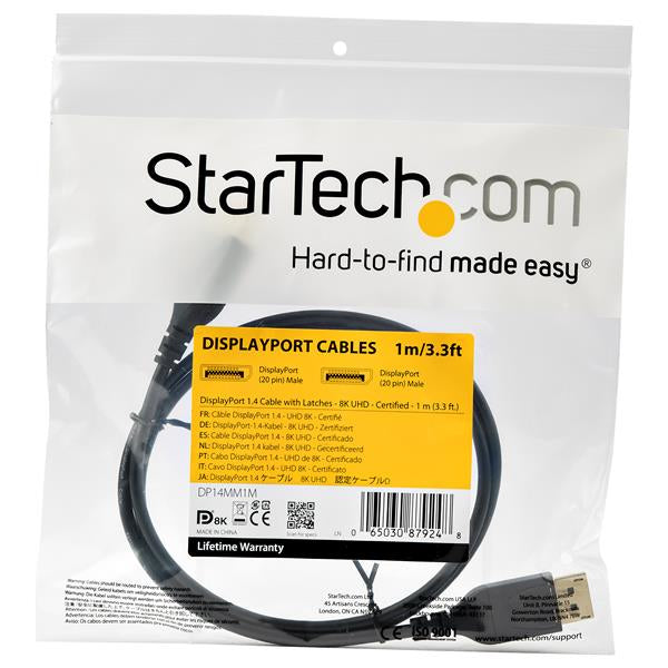 StarTech.com DisplayPort 1.4 Kabel – 1 m