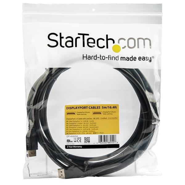 StarTech.com DisplayPort 1.4 Kabel – 5 m