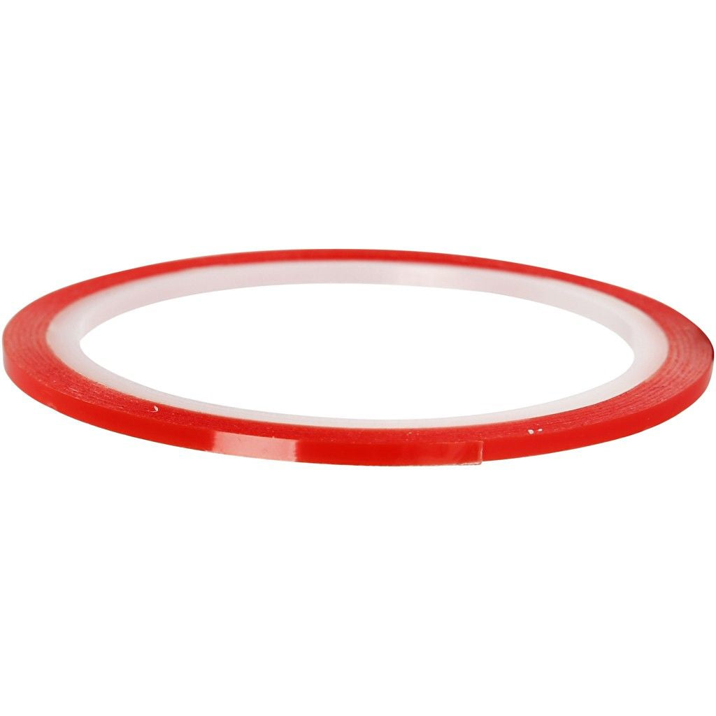 Creativ Company Doppelseitiges Klebeband – 3 mm × 10 m, transparent, extra stark, 1 Stück