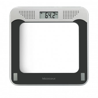 Medisana Personenwaage PS425 – 31×31×2,4 cm, Glas, 180 kg, Schwarz