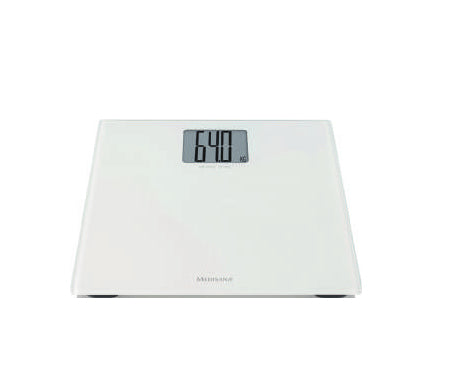 Medisana Personenwaage PS 470 – 34×34×2,5 cm, Glas, 250 kg, Weiss