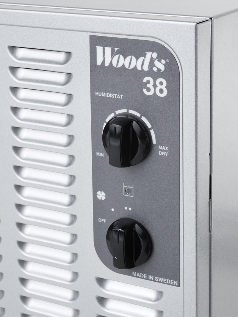 Wood's Luftentfeuchter SW-38FM – 19 L/24 h, bis 140 m², Tank 11,4 l, Hygrostat