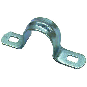 Steffen Kabelhalter, 2-lappig, Ø 16 mm, 10er-Pack – silber