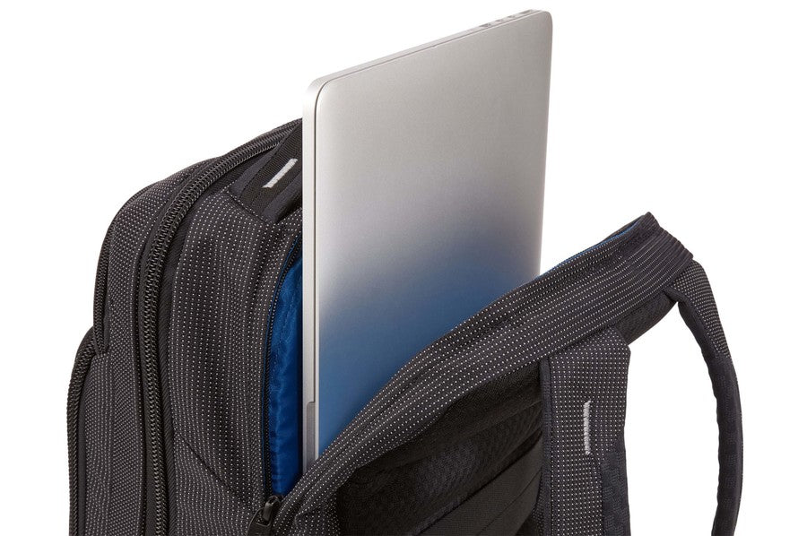 Thule Notebook-Rucksack Crossover 2 – für 14", 20 l, RFID-Schutz, Nylon – Schwarz, 310 × 430 × 190 mm