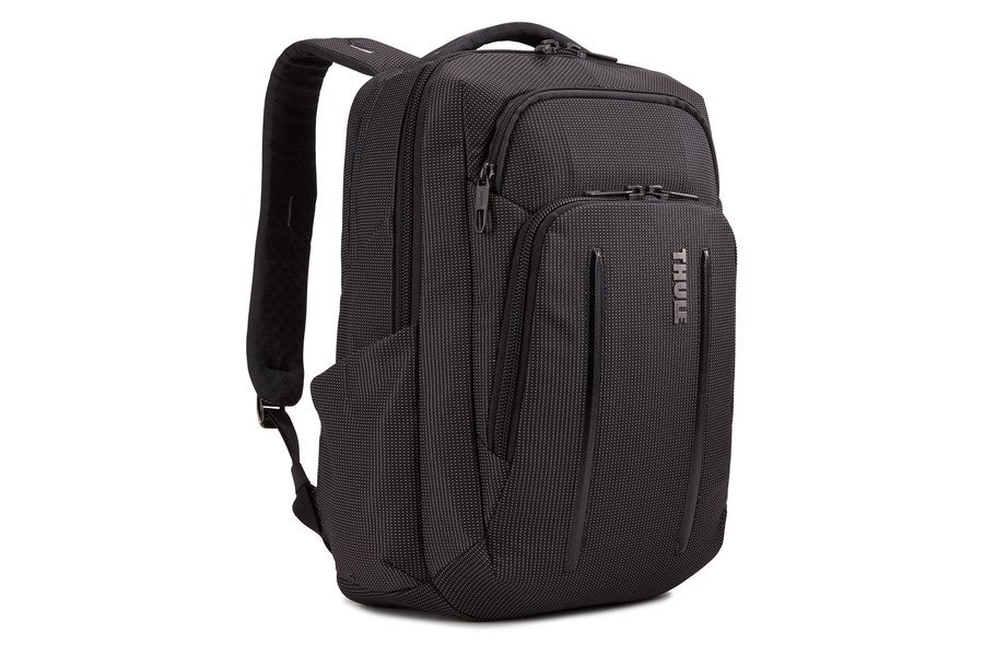 Thule Crossover 2 Notebook-Rucksack – für Notebooks bis 14", 20 l, RFID-Fach, Aufsteckfunktion, Nylon, schwarz