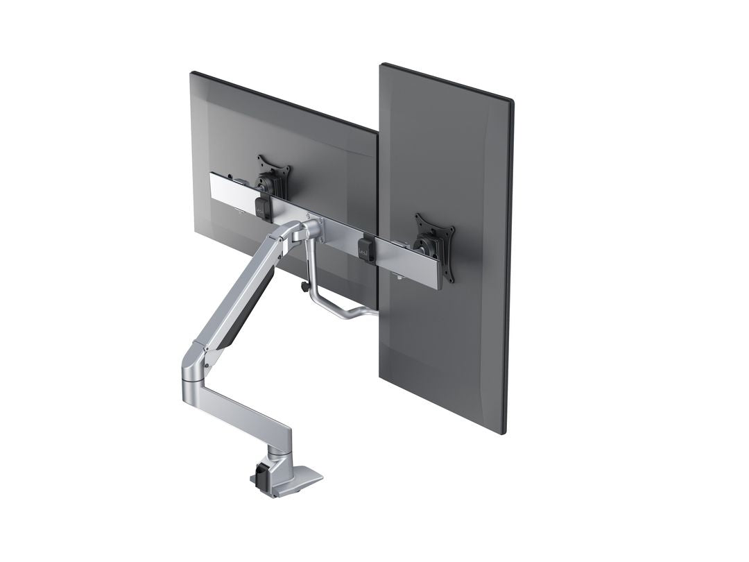 Multibrackets Duo Crossbar 32/6362 – Tischhalterung, Dual, Standfuss, bis 28", VESA 100 × 100 mm, 7 kg