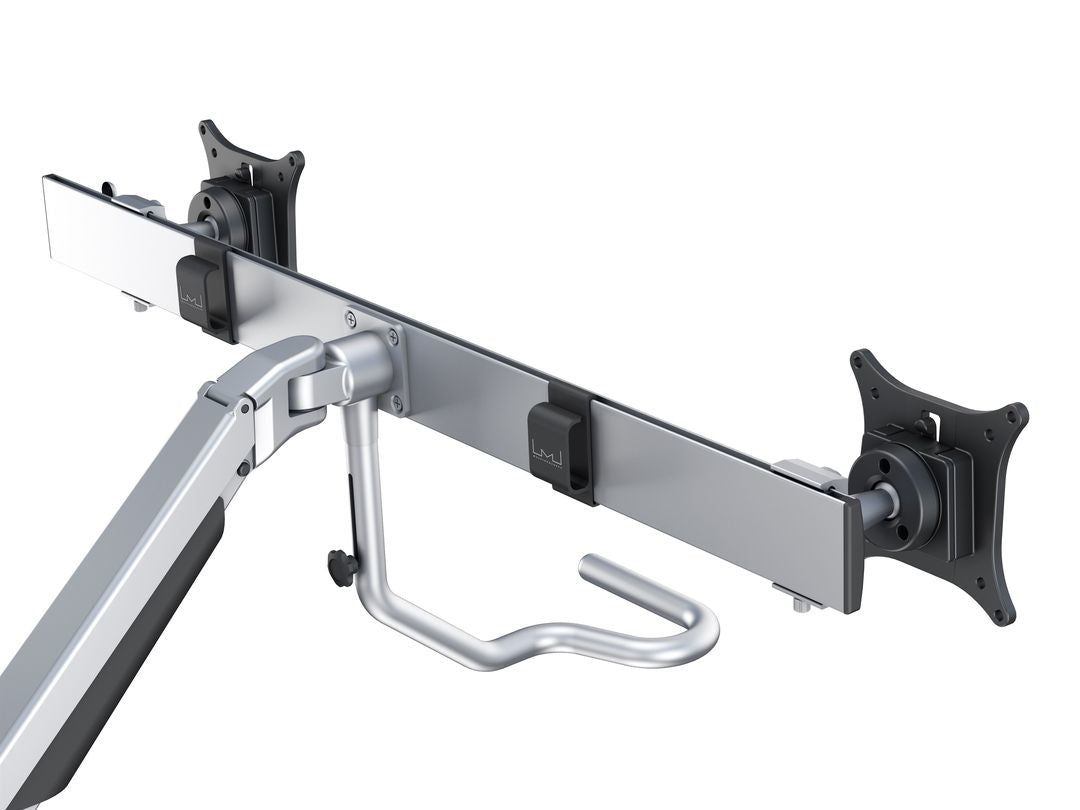 Multibrackets Duo Crossbar 32/6362 – Tischhalterung, Dual, Standfuss, bis 28", VESA 100 × 100 mm, 7 kg