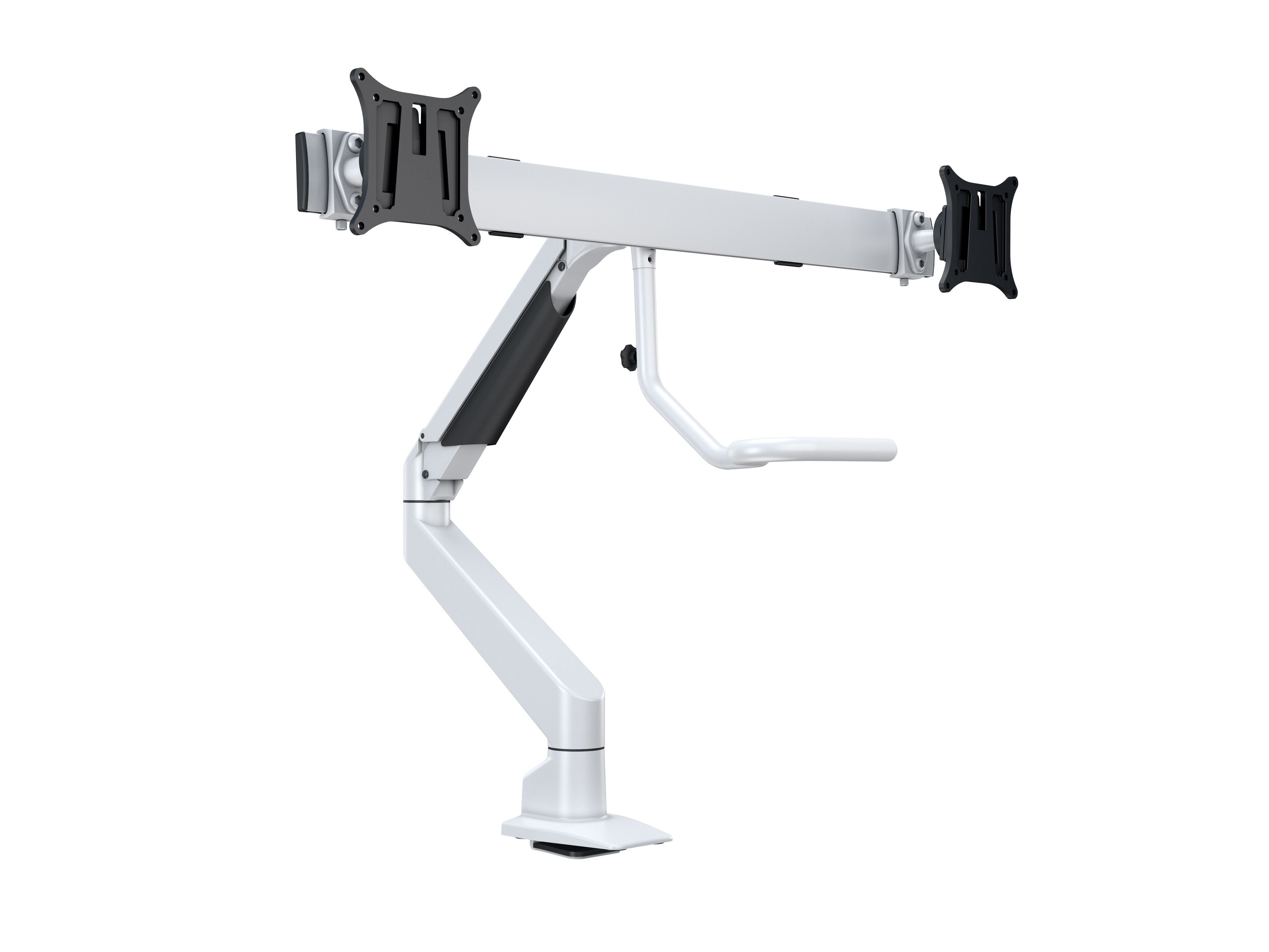Multibrackets Duo Crossbar 32/6362 – Tischhalterung, Dual, Standfuss, bis 28", VESA 100 × 100 mm, 7 kg