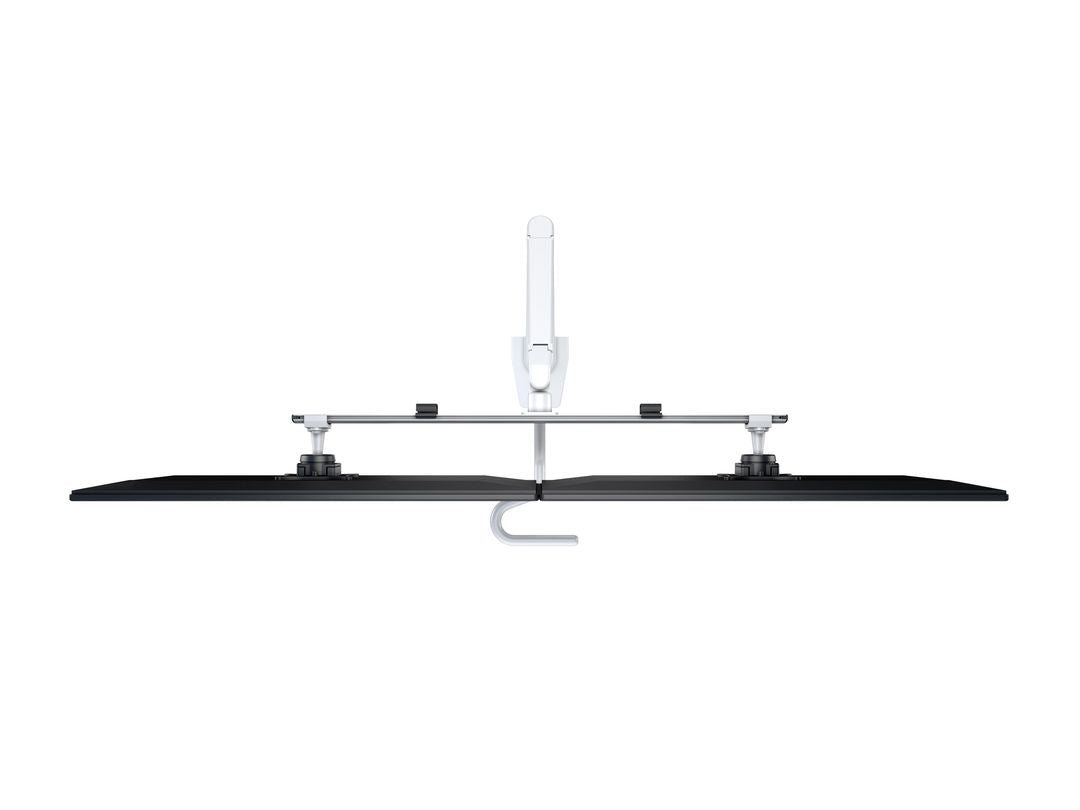 Multibrackets MB Duo Crossbar 32/6379 – Tischhalterung, Dual, Standfuss, bis 28", VESA 75 × 75 mm, 7 kg