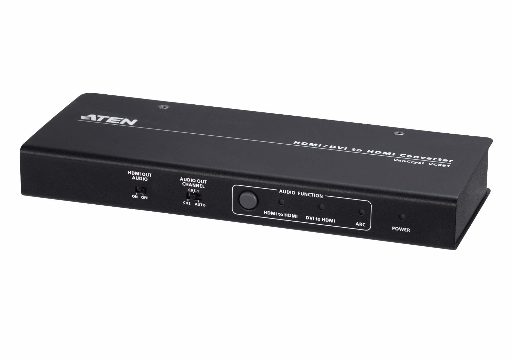 ATEN VC881 Konverter HDMI/DVI zu HDMI – 4K (3840 × 2160) @ 30 Hz, HDMI/DVI → HDMI, Audio De-Embedding