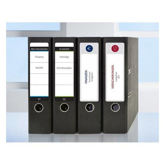 Avery Zweckform Schuletiketten – 61 × 192 mm, Abgerundete Ecken, 400 Stk, 100 Bogen, Papier, Permanent Haftend