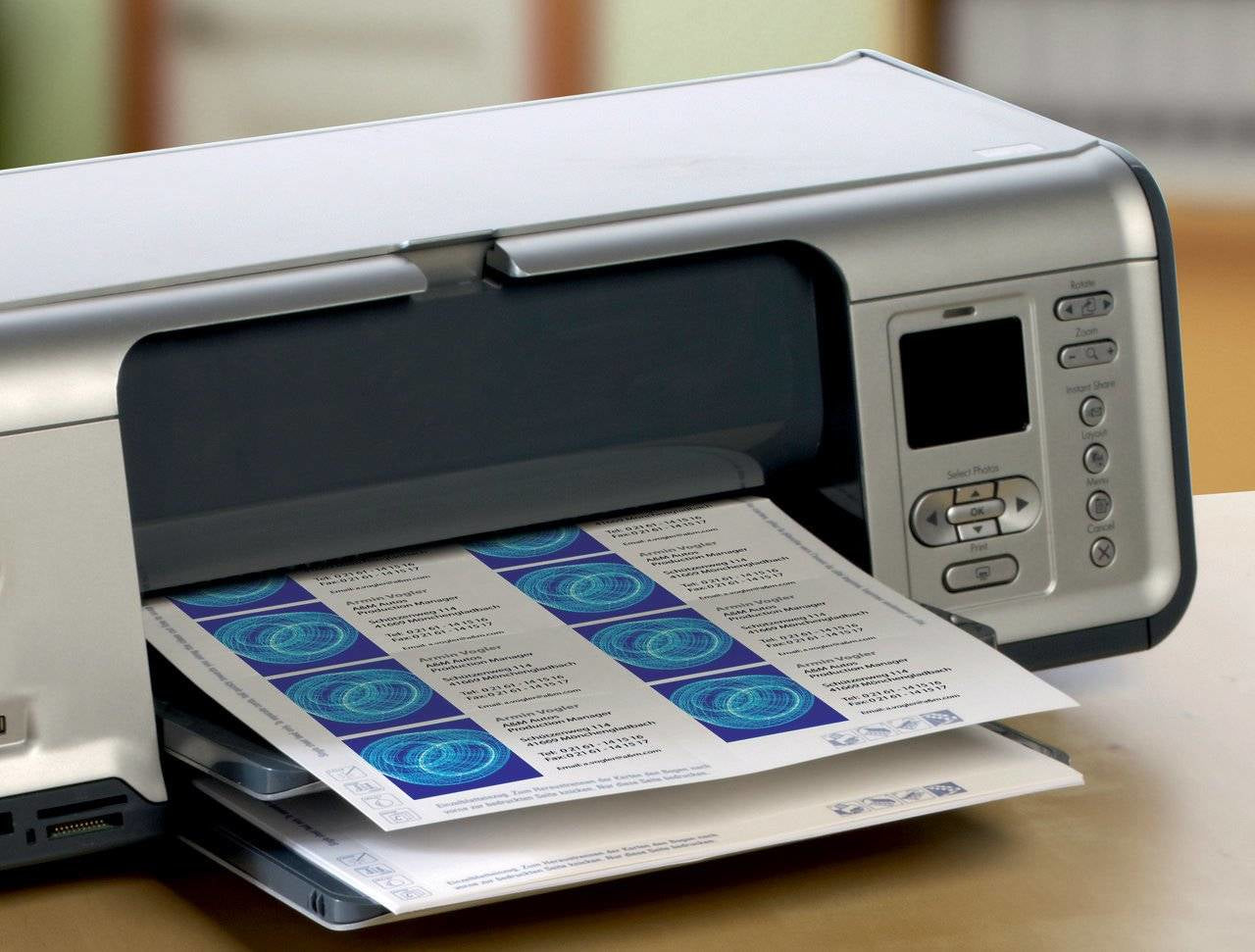 AVERY Zweckform Visitenkarten – 85 × 54 mm, matt, 185 g/m², für Inkjet/Laser, 100 Karten