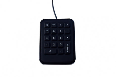Gamber-Johnson Tastatur, beleuchtet, VESA-kompatibel, IP65