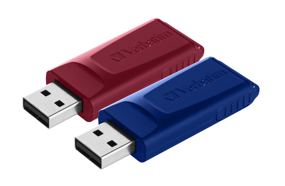 Verbatim Slider USB-Stick – 32 GB, USB 2.0, 2 Stück