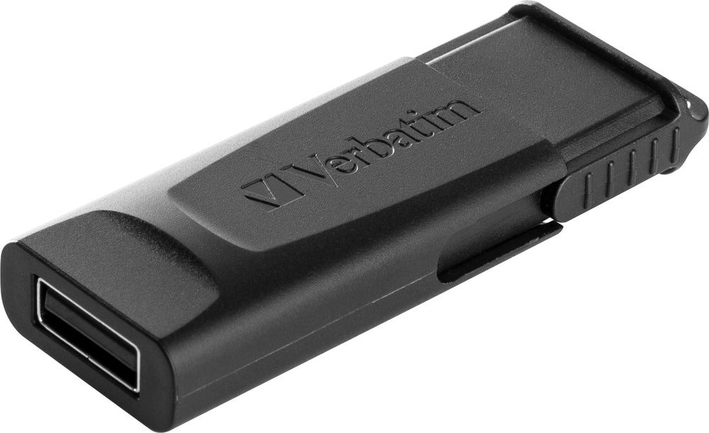 Verbatim Slider USB-Stick – 128 GB, USB 2.0, schwarz