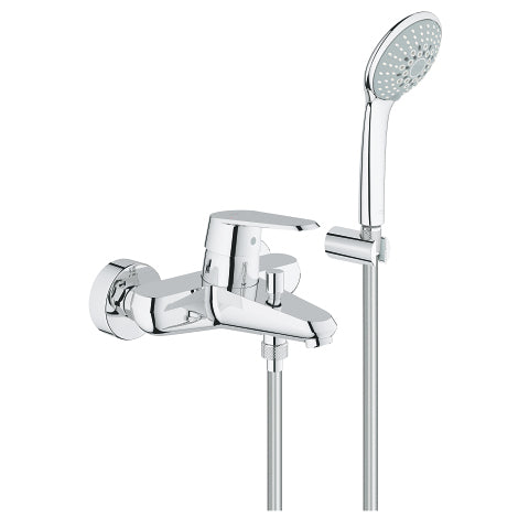 GROHE Eurodisc Cosmopolitan Badebatterie (Unterputz) – Einhebelmischer (Unterputz), Messing, Chrom
