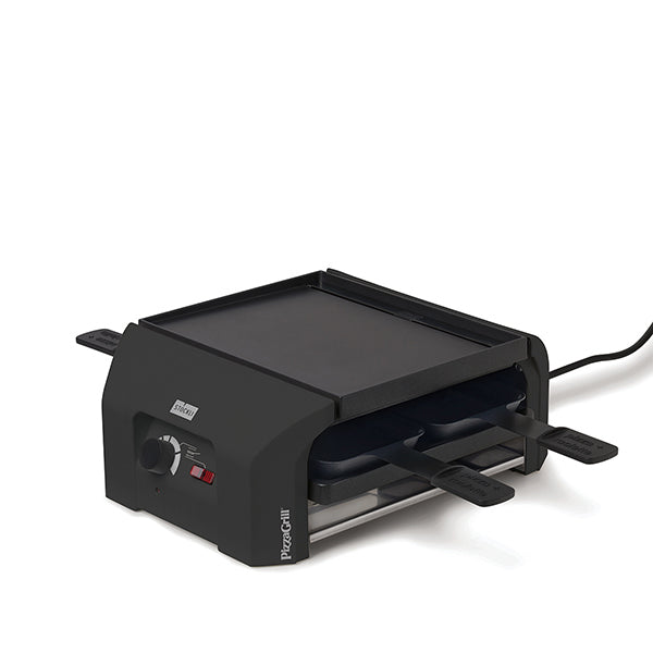 Stöckli Pizzagrill FourFour – 4 Personen, 870 W – anthrazit/Aluguss