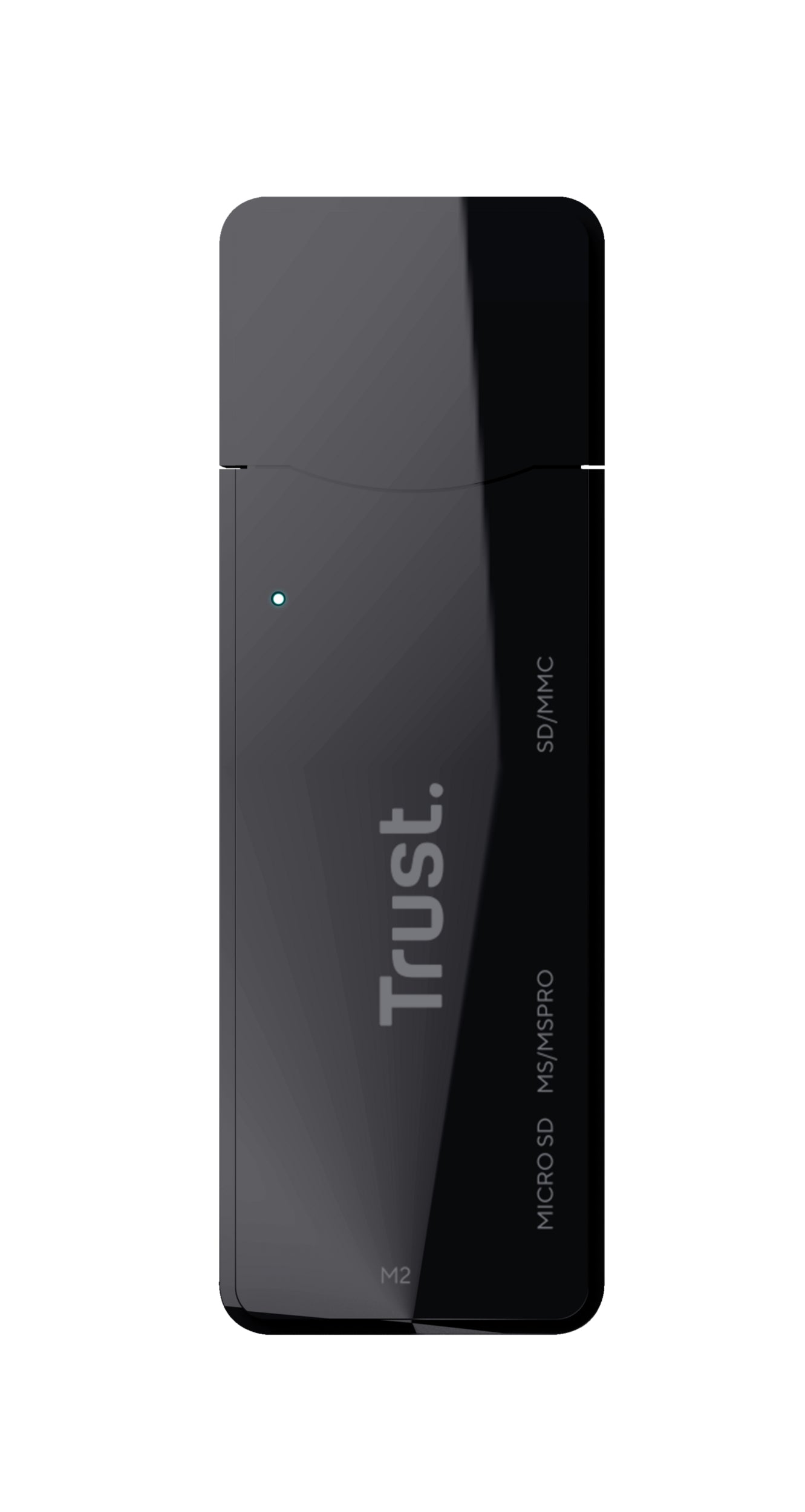 Trust Speichergerät – USB 3.2 Gen 1 Typ-A, Plug & Play, für microSD, SD, MS Micro (M2)