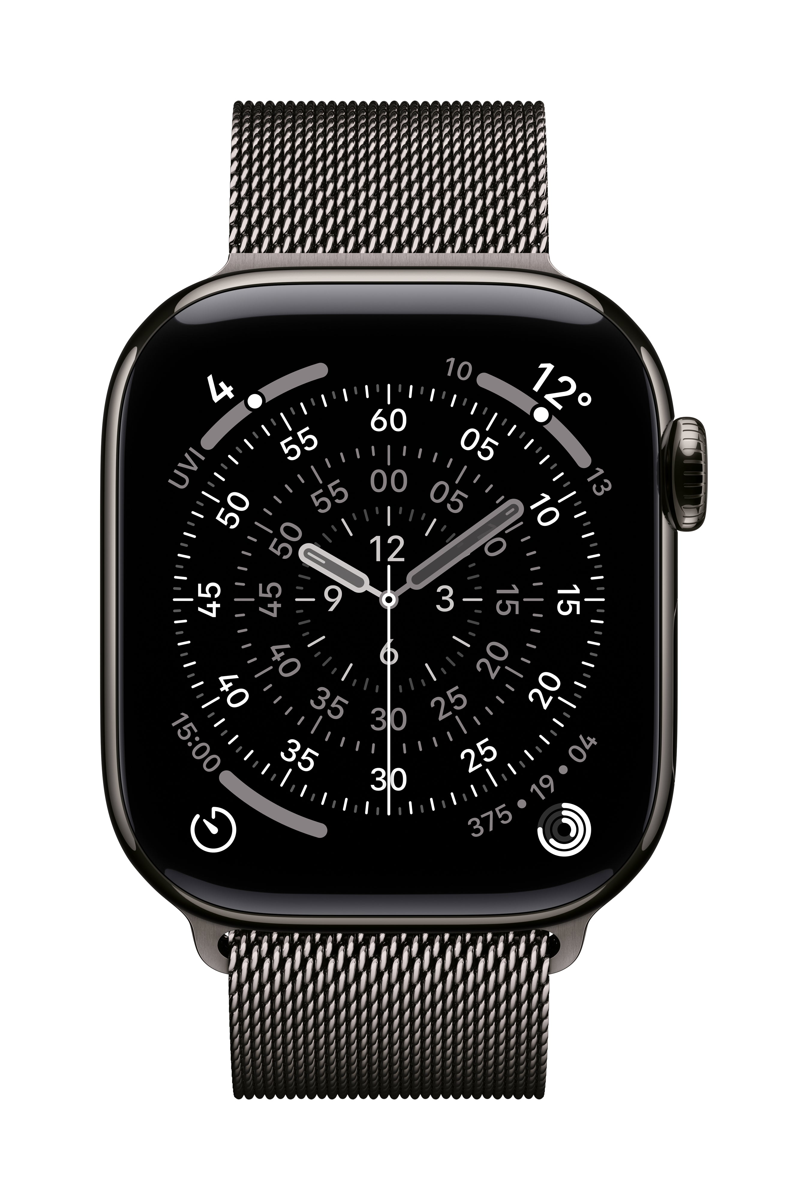 Apple Milanese Loop – Armband – für Apple Watch 42 mm, Dunkelgrau, Edelstahl