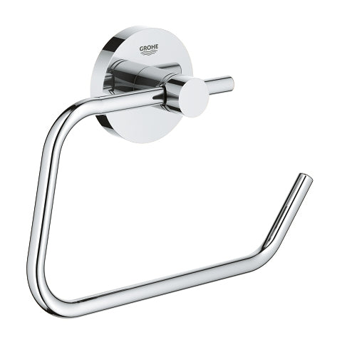 GROHE Toilettenpapierhalter – Metall/Chrom, selbstklebend, B × H 16,7 × 11,9 cm