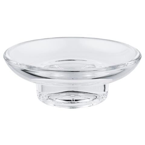 GROHE Seifenhalter (Wand) – Glas, Wandmontiert, Ø11×3,9 cm, Transparent