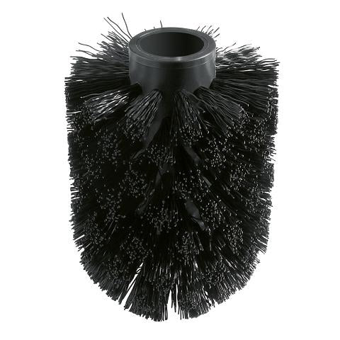 GROHE Ersatzbürstenkopf – Kunststoff, schwarz, Ø 6,9 cm